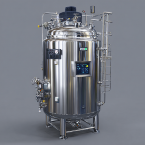 Реактор с мешалкой и рубашкой (фото) | «Микрон-В» Реактор с мешалкой и рубашкой (фото)